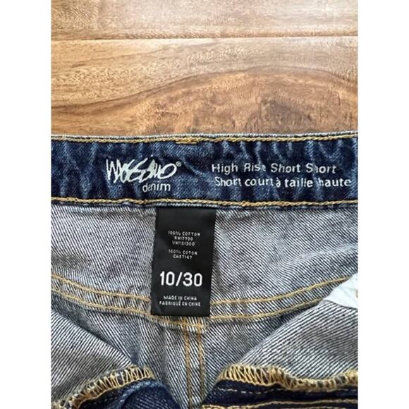 Mossimo High Rise Short Short Distressed Jean Shorts- Size 10/30 - Picture 4 of 4